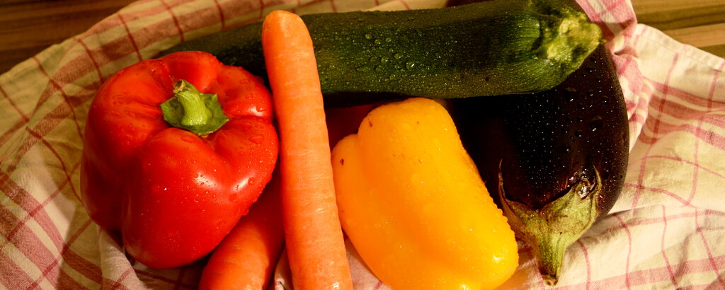 Von Gem&uuml;se kann man nie genug essen.