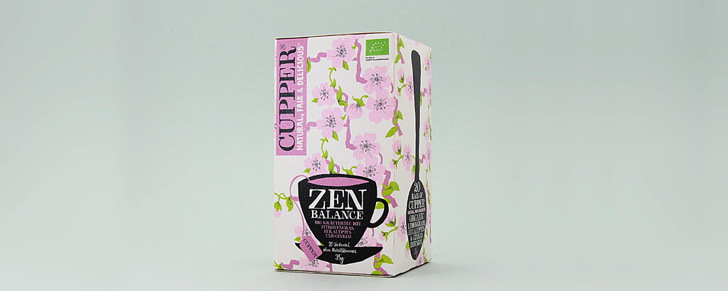Zen Balance - abschalten, wohlf&uuml;hlen. Kr&auml;utergeschmack mit Eukalyptus-/Zitronengras verfeinert