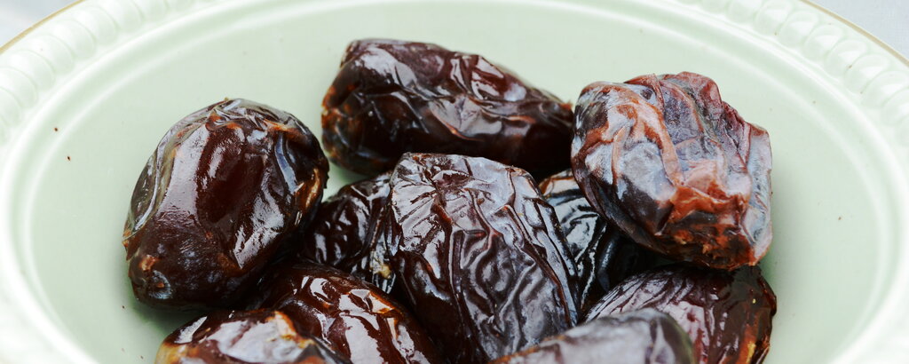 Die Medjoul-Datteln sind gro&szlig;e, saftig und sehr s&uuml;&szlig;e Fr&uuml;chte.