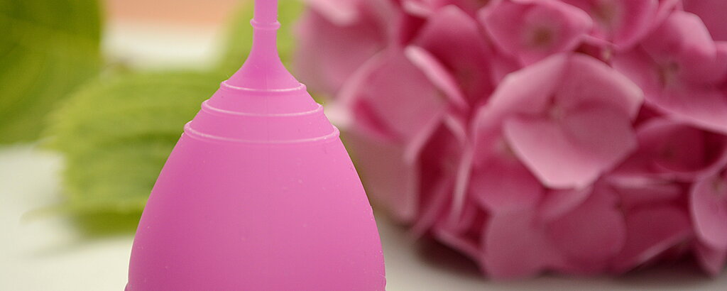 Die Menstruationstasse von Lunette im Detail.