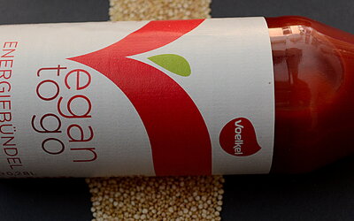 Quinoa-Saft von Voelkel - Vegan to go