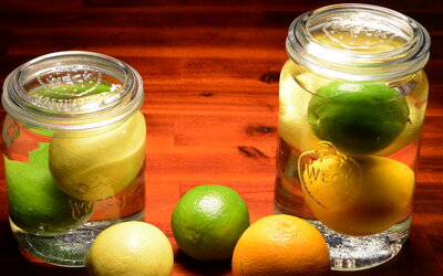 Zitronen  frisch halten