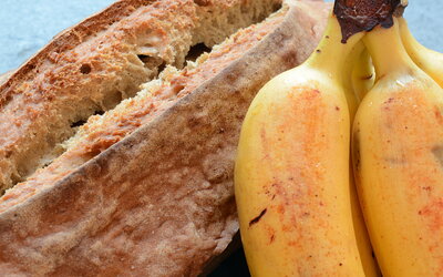 Bananenbrot ohne Zucker