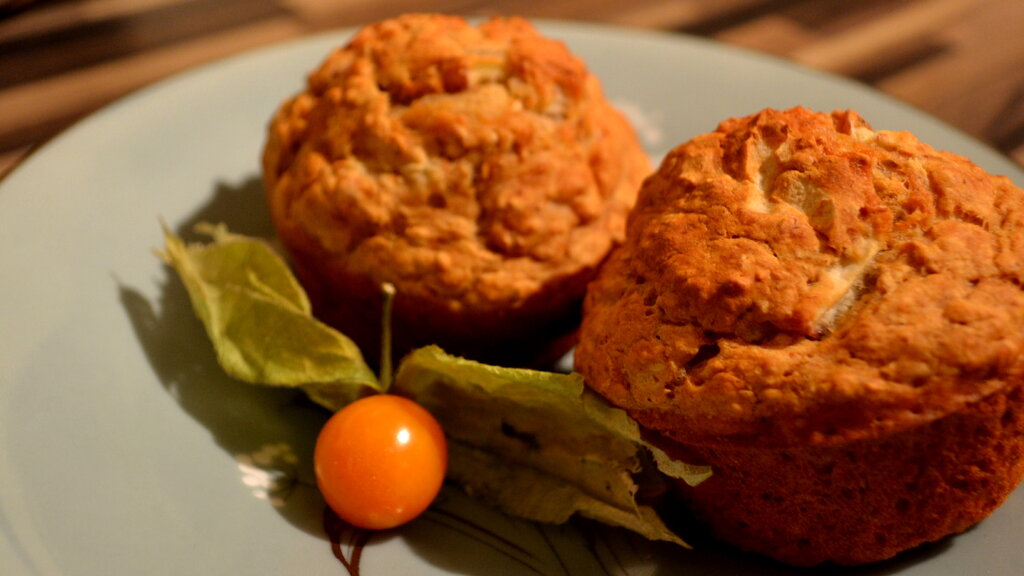 Zuckerfreie Bananenmuffins