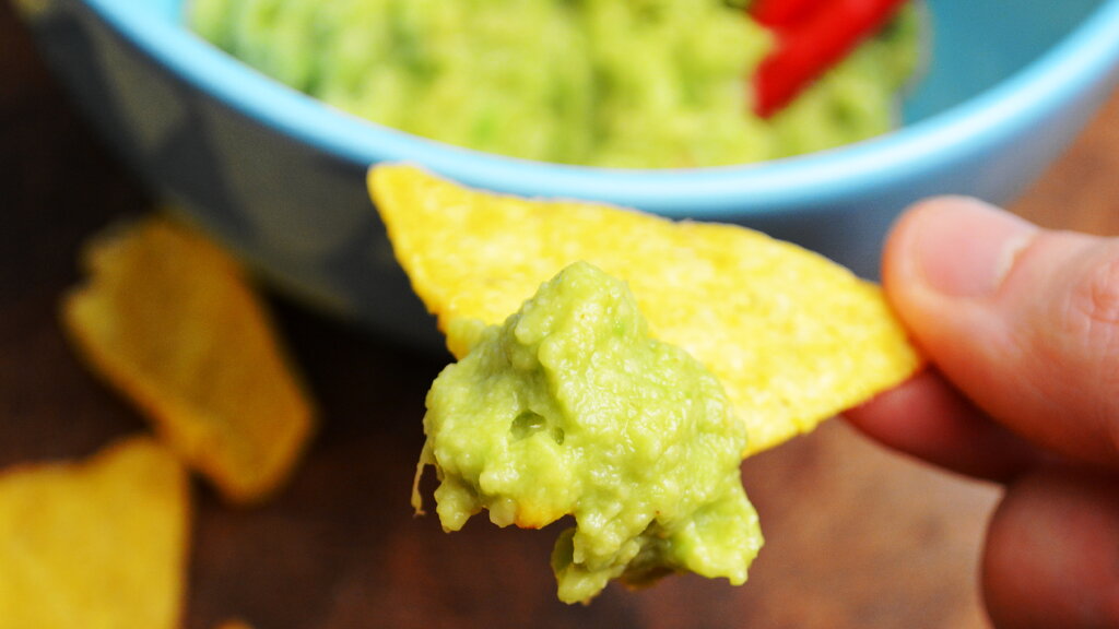 Perfekter Dip: Guacamole