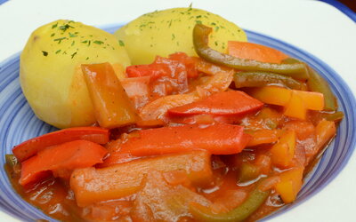 Vegane Paprika-Pfanne "Satarasch"