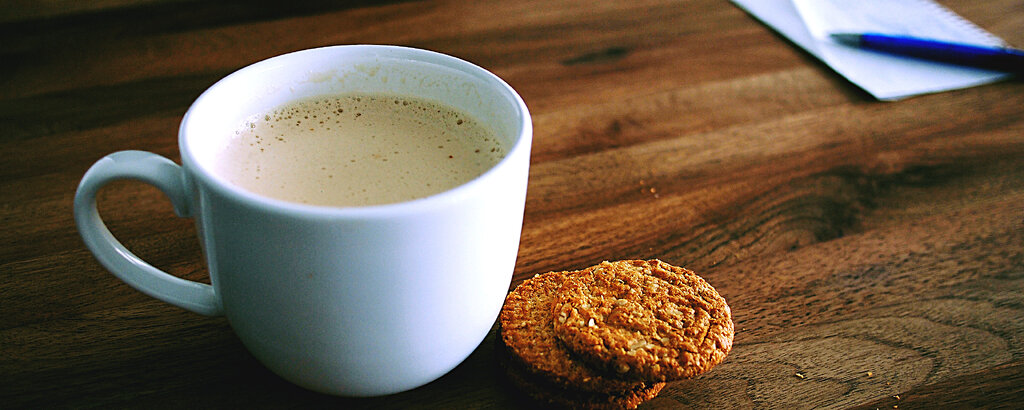 Chai-Tee schmeckt an warmen und an kalten Tagen.